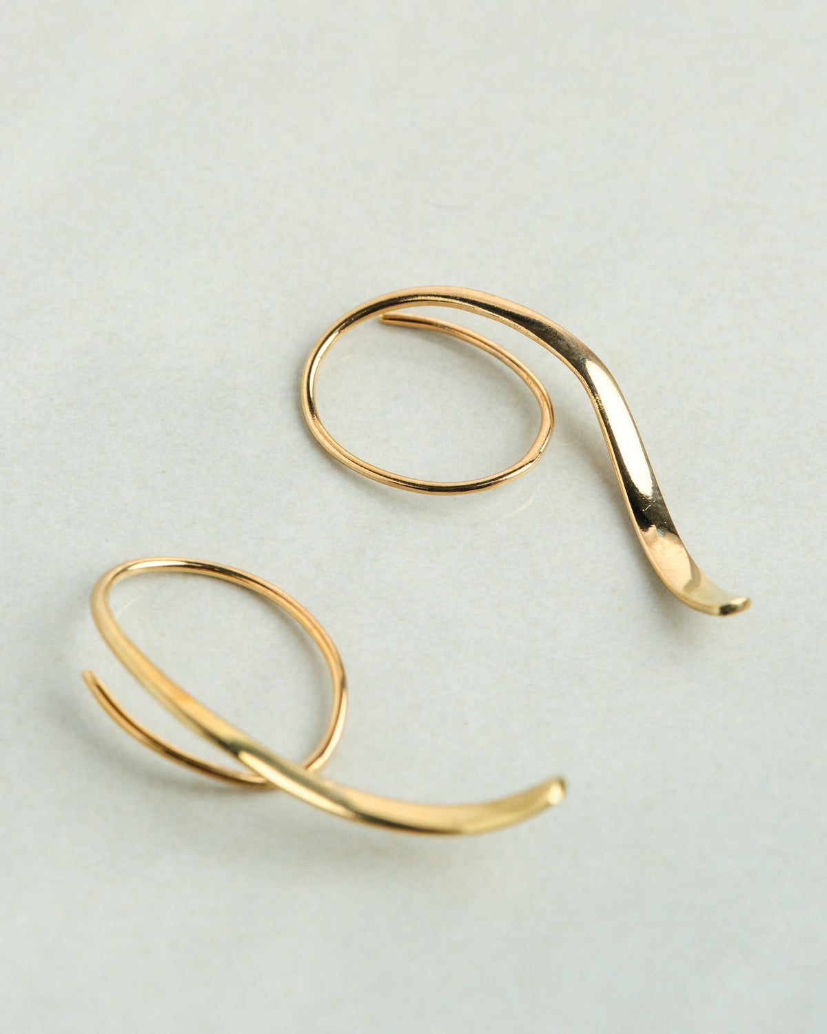 16K Plated Loopy Earrings