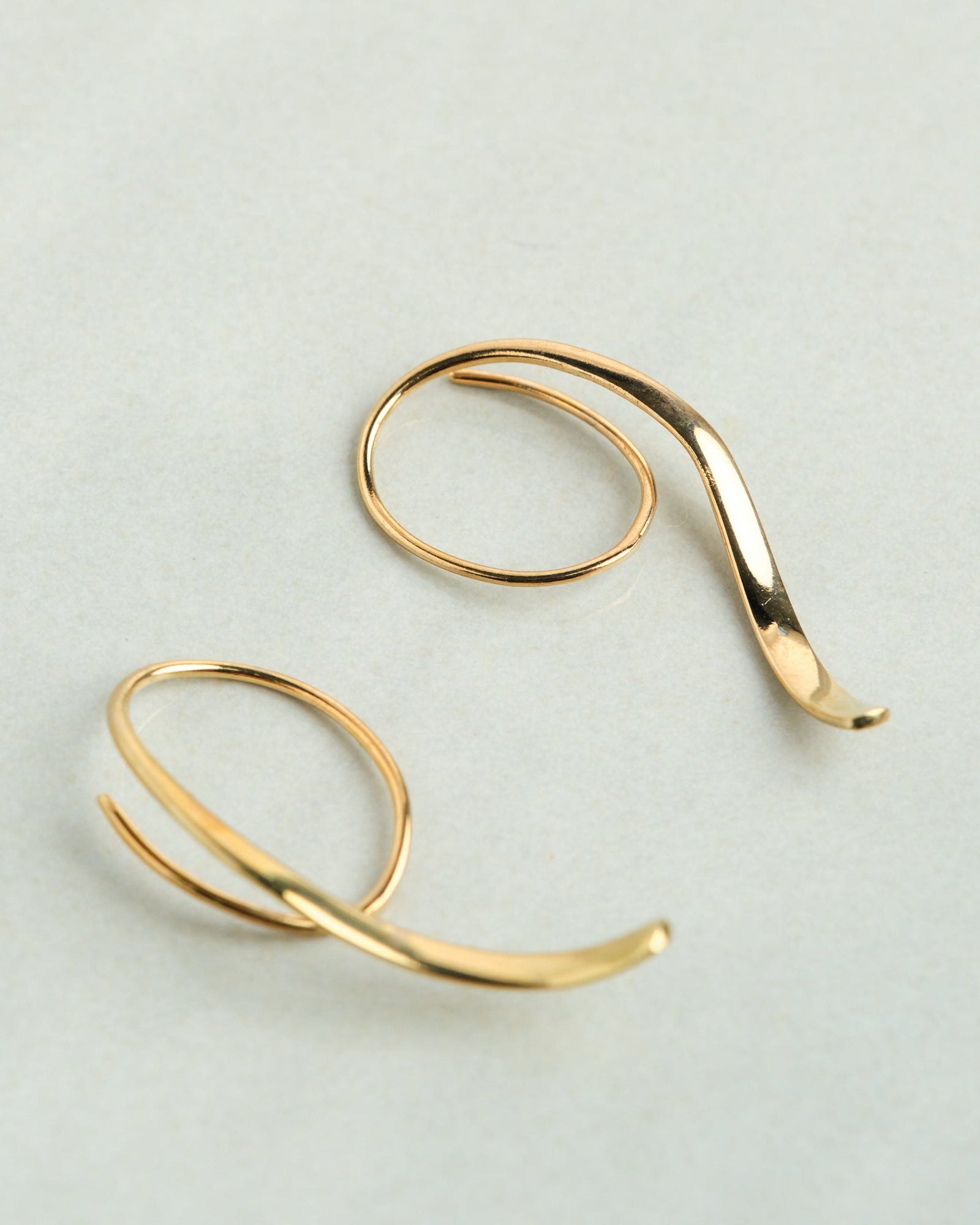 16K Plated Loopy Earrings