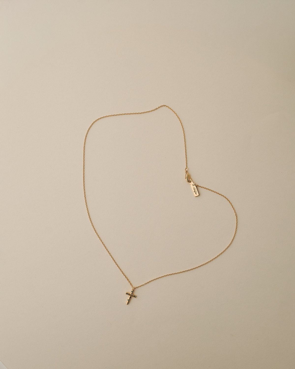 16K Plated The Cross Necklace